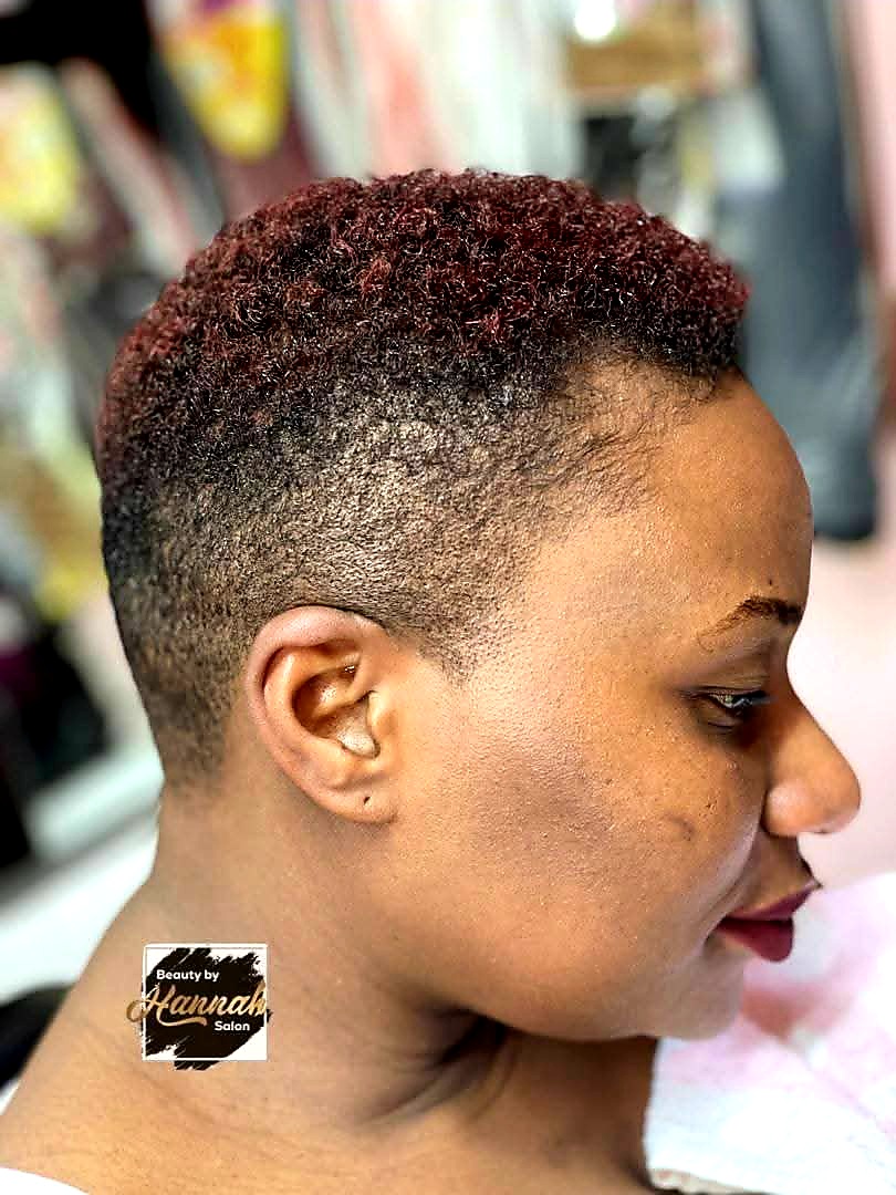 Natural hair style
