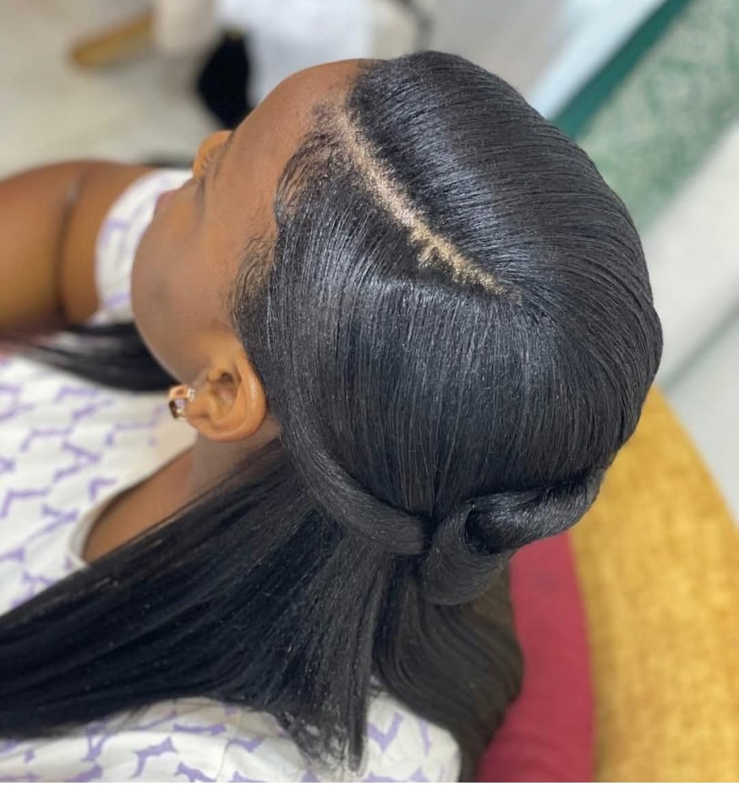 Natural hair style